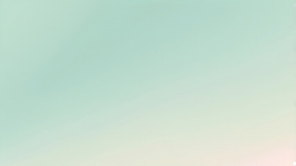 Naklejka premium Soft Mint Green Pastel Gradient Background – Minimal Light Abstract Texture for Design Use