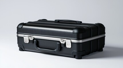 Stylish black travel case designed for secure storage of personal belongings in various environments