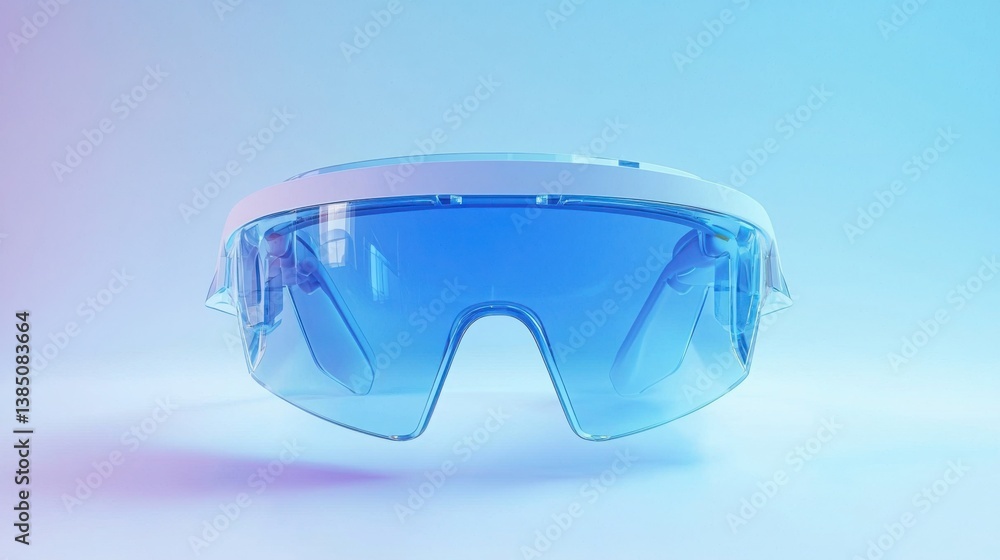Aufkleber protective pair of safety goggles ideal for augmented reality applications enhancing user experience