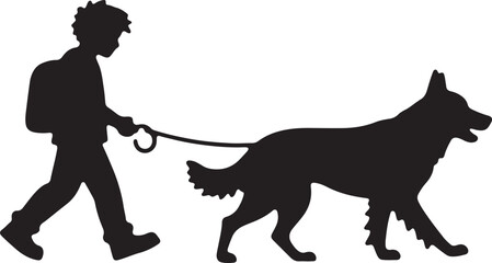 "Puppy to Dog – Growth Silhouette Evolution"

