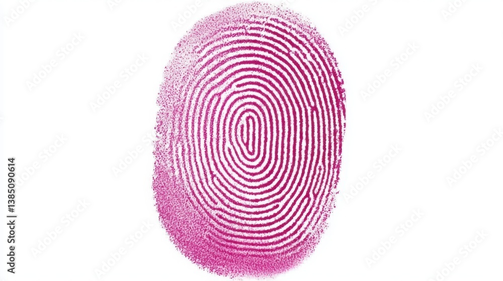 Poster detailed close-up of unique fingerprint highlighting distinctive patterns ideal for personal identif