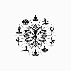yoga logo design 