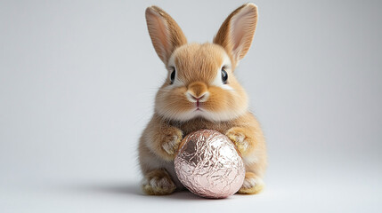 Obraz premium easter bunny with eggs