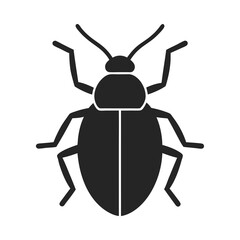 Insect icon silhouette vector illustration