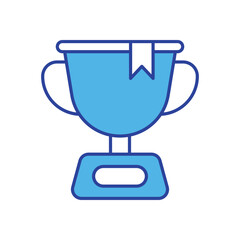 Trophy  icon isolated on a white background. Vector illustration.