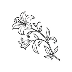 Mandala abstract flower vector illustration