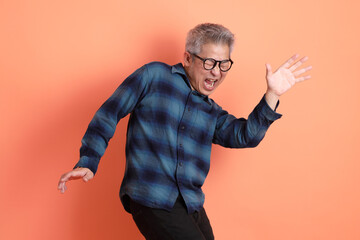 50s Asian Man in casual clothes