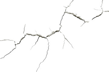 Cracked Wall Texture on transparent background