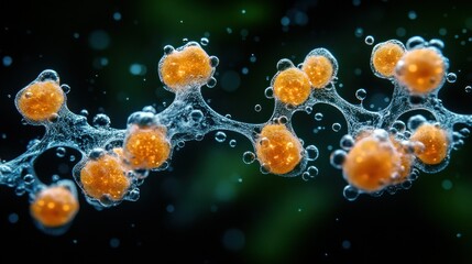 Microscopic Cellular Structure: A Breathtaking Visual of Interconnected Cells