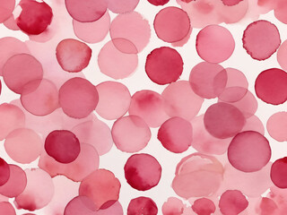 Soft edges of the watercolor dots exude a gentle and calming feel.