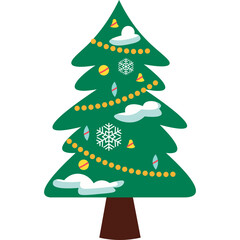 Christmas Tree Illustration