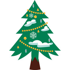 Christmas Tree Illustration