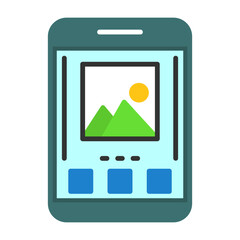 Image Flat Icon Style