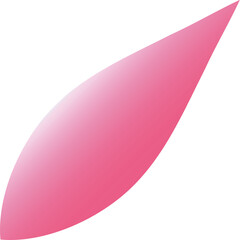 Glossy Pink Gradient Icon – Soft and Stylish Abstract Symbol for Modern UI and Creative Design Uses