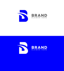 Modern Letter B Logo Design Brand Identity Template