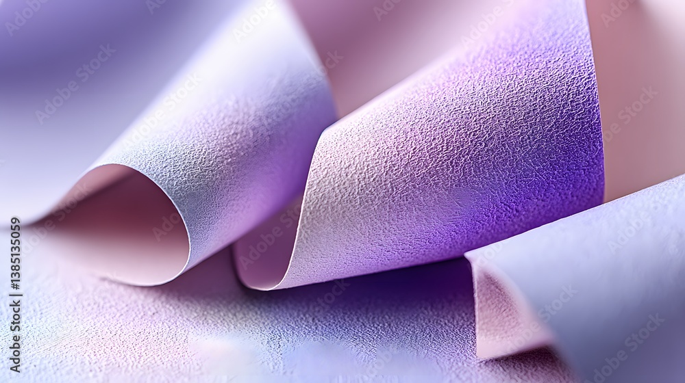 Poster Abstract textures in soft pastel colors studio setup stock photo artistic environment close-up perspective