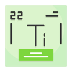 Titanium Flat Style Icon