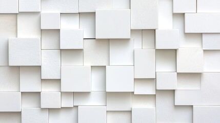 Abstract white ceramic mosaic tile wall texture interior design photography modern close-up artistic aesthetic