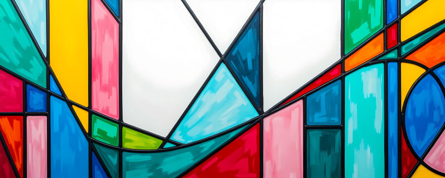 illustrazione sfondo con elementi astratti e motivi geometrici