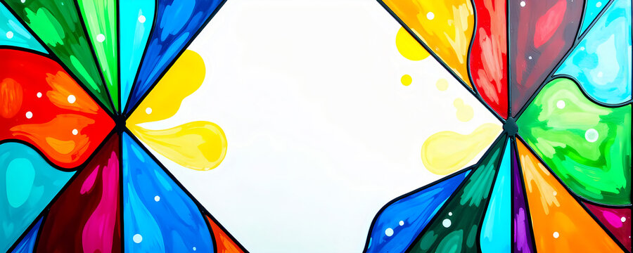 illustrazione sfondo con elementi astratti e motivi geometrici