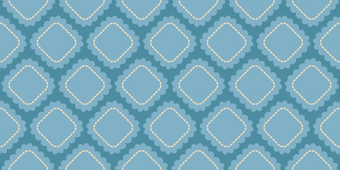 Seamless pattern of frames. Vector illustration.