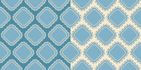 Seamless pattern of frames. Vector illustration.
