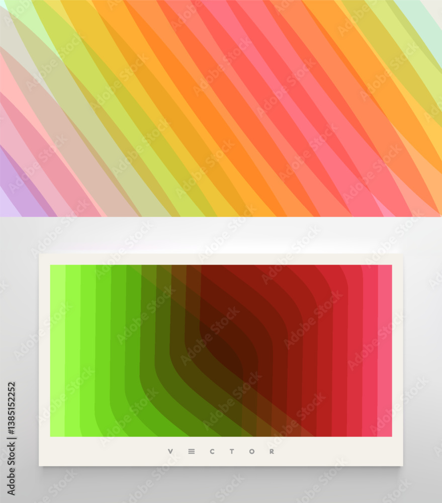 Wall mural abstract geometrical background. modern screen design for mobile app and web. cover design template.