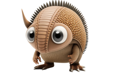 hedgehog cartoon character on white background
