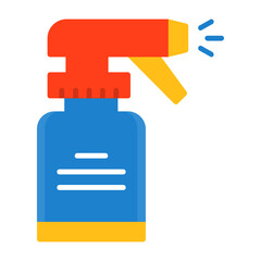 Cleaning spray Vector Flat Style Icon