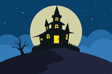 halloween night with castle