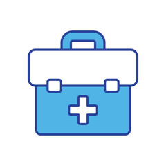 First Aid Kit icon isolated on a white background. Vector illustration.