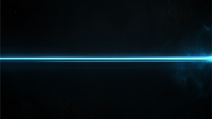 Obraz premium Abstract energy line: A striking visual representation of a luminous energy line cutting through a black space, evoking concepts of technology, data flow, or futuristic design.