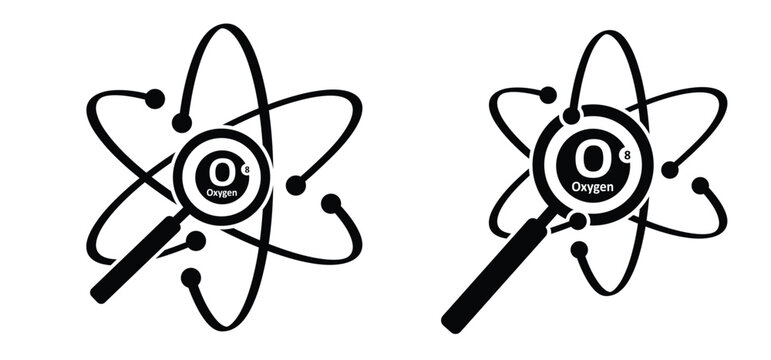 Oxygen, chalcogen or ore-forming. Periodic table. Electronic configuration diagram. Lewis dot diagrams of the elements of atoms. Oxygen occurs in the atmosphere as a single substance as dioxygen.