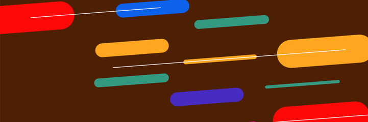 Modern style abstract background brown, red and white colors. Trendy geometric abstract design. vector