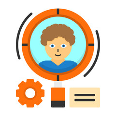 Behavior flow Flat Style Icon