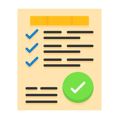 Goal completion Flat Style Icon