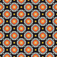 Beautiful geometric vector pattern perfect for fabric, wallpaper and home decor
