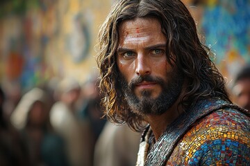 Fototapeta premium Moses: A Powerful Portrait from the Exodus Film