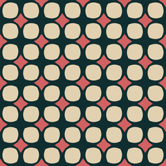 Beautiful geometric vector pattern perfect for fabric, wallpaper and home decor