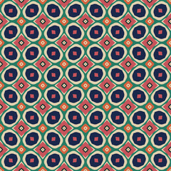 Beautiful seamless geometric floral pattern perfect for fabric, wallpaper and home decor