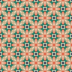 Beautiful geometric vector pattern perfect for fabric, wallpaper and home decor