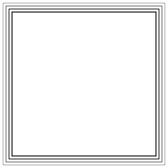 Obraz premium Square gradient frame blended line effect. Decoration for technology