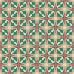 Beautiful geometric vector pattern perfect for fabric, wallpaper and home decor