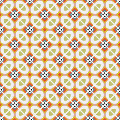 Beautiful geometric vector pattern perfect for fabric, wallpaper and home decor