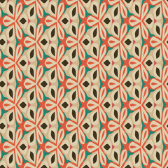 Beautiful geometric vector pattern perfect for fabric, wallpaper and home decor