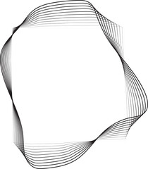 Square line gradient blend with liquid shape, digital, voice, equalizer