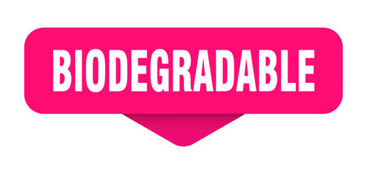 biodegradable sticker. biodegradable sign on transparent background