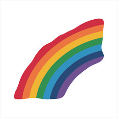 rainbow-spectrum black silhouette
