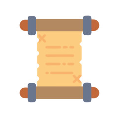  Dynamic Icon of Ancient Scroll for Education