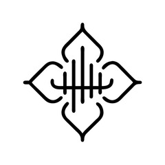 bismillah icon flat vector